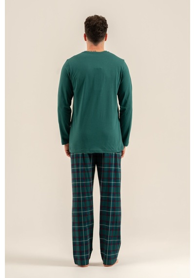 Arnetta Holiday Party Erkek Baba Oğul Bordo Uzun Kol Pijama Takım Ar3822-a-v1 Ar3822-a-v1