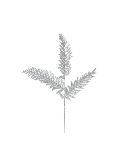 Yapay Simli Fujer Dalı Gümüş 100 Cm-10340