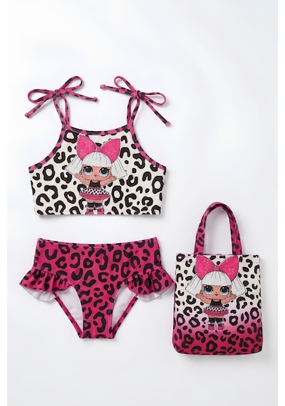 Modanino Kız Çocuk Çantalı 3'lü Mayo Takımı Çanta+mayo+bikini 3-10 Yaş 12649n Fuşya - Beyaz Modanino Kız Çocuk Çantalı 3'lü Mayo Takımı Çanta+mayo+bikini 3-10 Yaş 12649n Fuşya - Beyaz