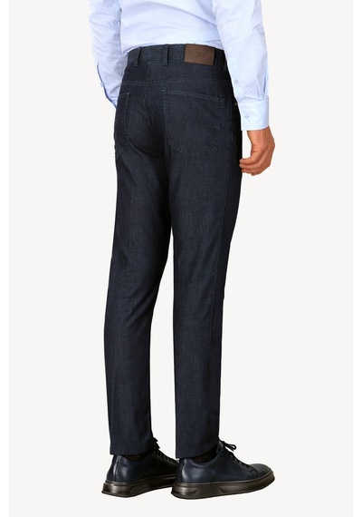 Ysf Erkek Lacivert Spor Kot Regular Fit Cotton Pantolon