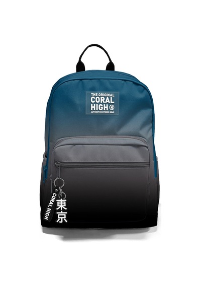Coral High Nefti Gri Renk Geçişli Okul Sırt Çantası 23642