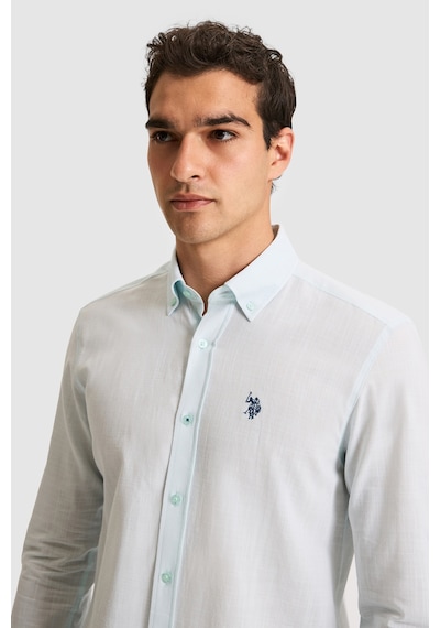 U.s. Polo Assn. Erkek Nil Gömlek Basic 50324660-vr083 Nıl