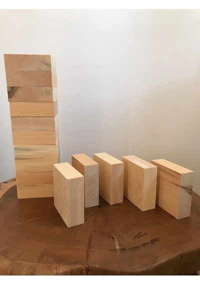 12X12X4 Cm Özel Ölçü Silinmiş Kereste