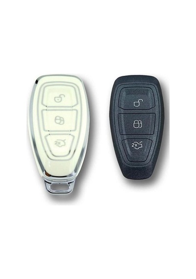 Ford Mondeo Focus Smart Beyaz-gümüş Oto Anahtar Kumanda Koruma Kı