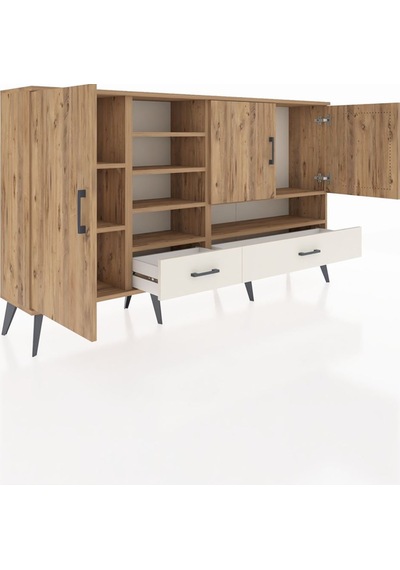 Arges Konsol 8 Raflı 2 Çekmeceli 3 Kapaklı 176x30x99 Çam-çam/aytaşı Atlas Çam/aytası - Atlas Çam Arges Konsol 8 Raflı 2 Çekmeceli 3 Kapaklı 176x30x99 Çam-çam/aytaşı Atlas Çam/aytası - Atlas Çam