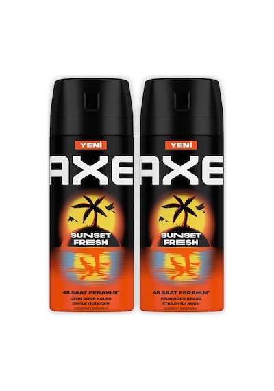 Axe Spray Erkek Deodorant Sunset Fresh 150 Ml X2