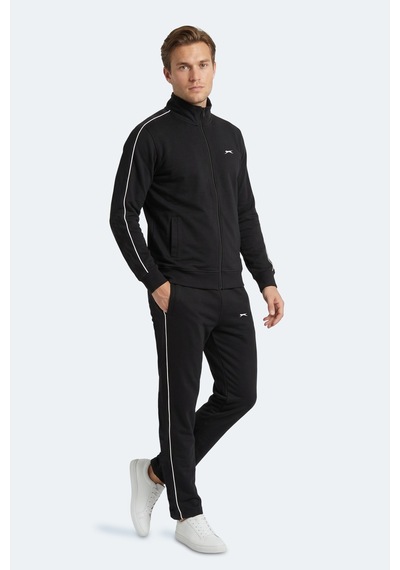 Slazenger Blowback Erkek Slim Fit Siyah Eşofman Takımı