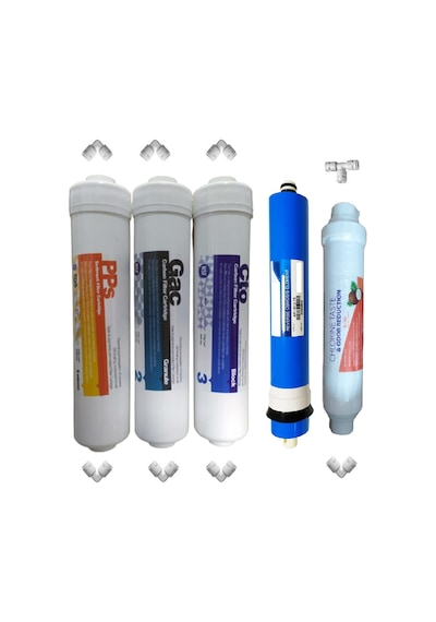 Reverse Osmosis Kapalı Kasa Su Arıtma Cihazı 5'li Filtre Seti