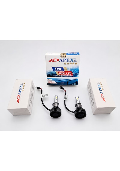 Apexi H4 Mini Led Xenon Far Ampul Seti 52w 8000 Lümen Ultra Güçlü Aydınlatmaaa