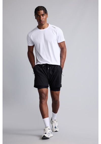 Defacto İç Taytlı Standart Fit Spor Şort H6174ax26aubk81 Siyah-bk81