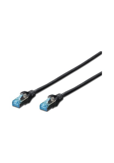 Digitus Dk-1521-030/bl 3 Mt Cat5e Awg26/7 F-utp Siyah Patch Cord Kablo