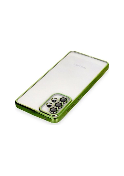 Samsung Galaxy Uyumlu, A33 5g Kılıf Lensli Silikon - Yeşil