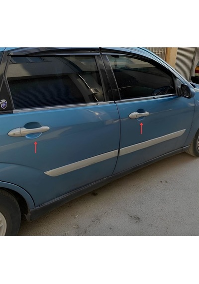 Ebal Otomotiv Ford Focus 1 HB Krom Kapı Kolu 4 kapı 1998-2005 P.Çelik