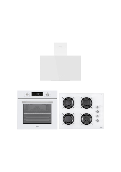 Vestel AF-6841 B - AO-65104 B-DG-T - AD-63340 B Eğik Beyaz lı 65 Dijital Set