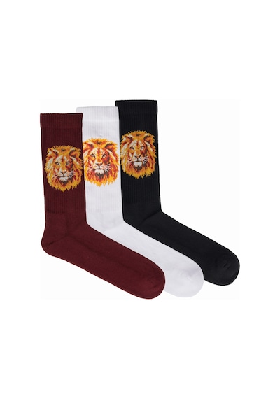 Gsstore Galatasaray Erkek 3 Lü Havlu Set Çorap E221519 Beyaz - Siyah