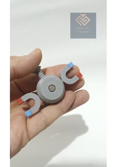 Pokemon Magnemite Figür 7 Cm Mıknatıslı, Magnet