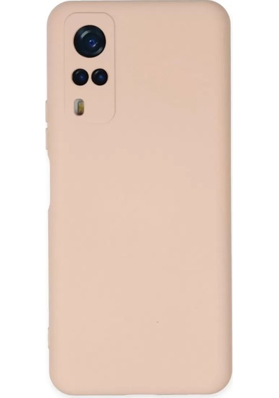 Newface Vivo Y53s Kılıf Nano İçi Kadife Silikon - Pudra