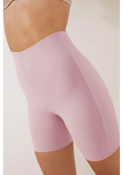 Mistirik Porfy Model Etkili Lazer Kesim Paçalı Iz Yapmaz Şort Korse Açık Pembe Renk Açık Pembe
