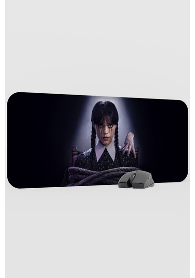 Wednesday V4 70x30 Xl Gaming Kauçuk Kaymaz Taban Mouse Pad Fare Altlığı