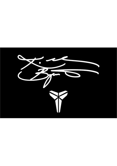 Kobe Bryant Imzası Sticker Kobe Logo