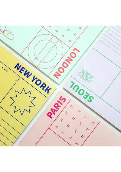 Pansy Daisy Paperways City Deskpad Masaüstü Planlayıcı - Paris Pembe
