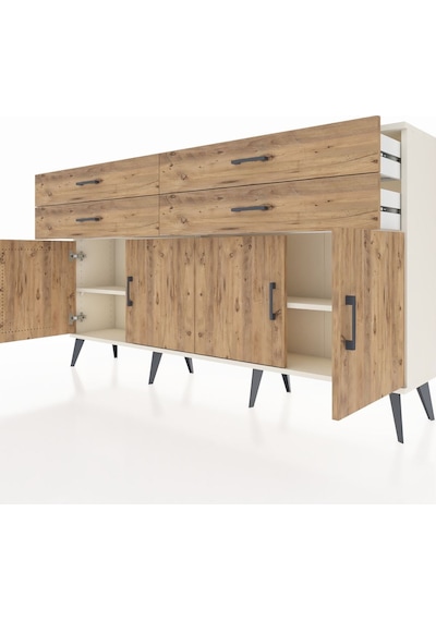 Arges Konsol 2 Raflı 4 Çekmeceli 8 Kapaklı 176x30x99 Aytaşı-çam Atlas Çam/atlas Çam - Aytası Arges Konsol 2 Raflı 4 Çekmeceli 8 Kapaklı 176x30x99 Aytaşı-çam Atlas Çam/atlas Çam - Aytası