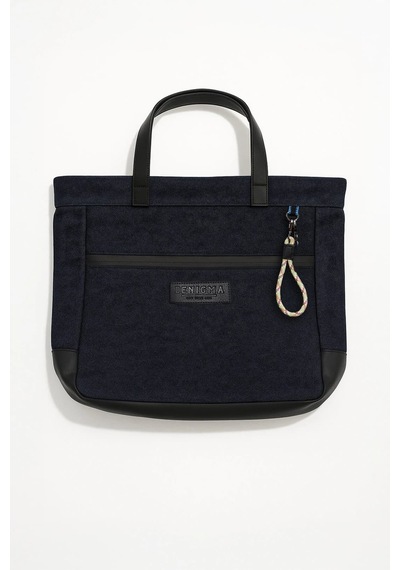 Markapia Unisex Kanvas Tote Çanta Lacivert