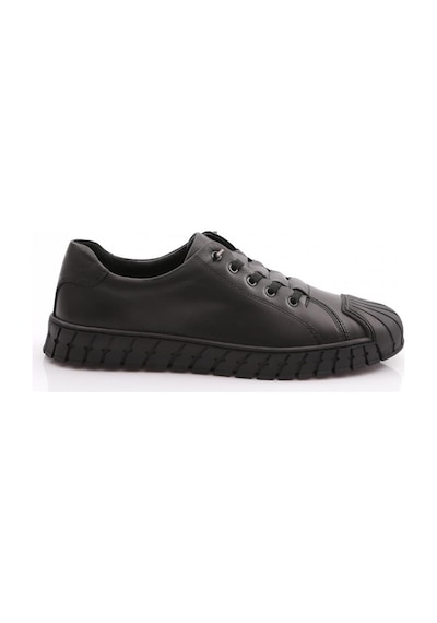 Dgn 9870 Erkek Kapali Bağcikli Sneaker Ayakkabi 9870-2505-R1534 Siyah