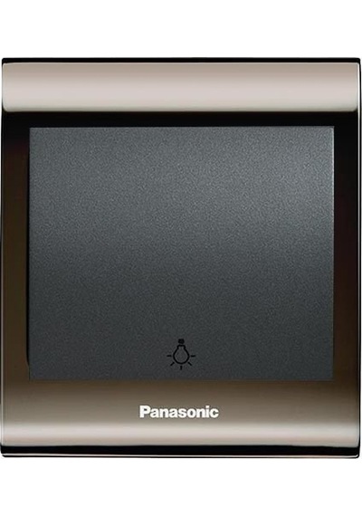 Viko Panasonic Thea Blu Light Anahtar, Çerçeve Una+füme, Kapak Füme