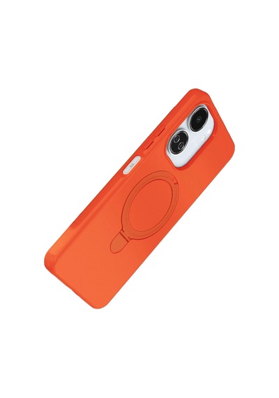 Xiaomi Redmi 13c Regal Magsafe Standlı Kapak - Turuncu 0.2M-Çok Renkli