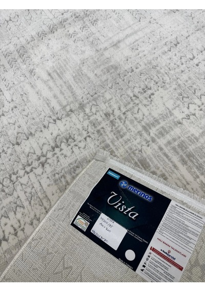 Merinos Vista 79300-095 Özel Kesme Halı Gri Çok Renkli