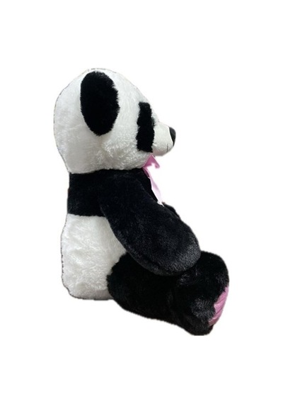 Parlak Iri Gözlü Panda Peluş 30 Cm 62311 Siyah - Beyaz