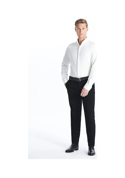 LC Waikiki Southblue Beyaz Slim Fit Uzun Kollu Erkek Gömlek Ecru