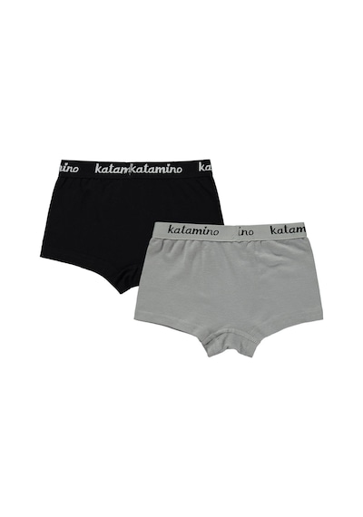 Artı Çorap-kare Tekstil Artı Çorap Ribana 2 Li Boxer Set - Standart