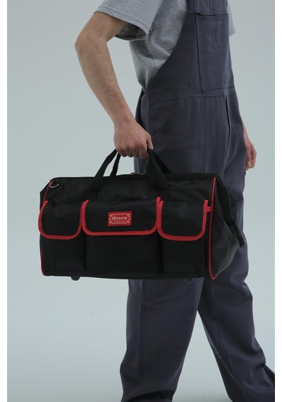 Monte Repairbag Mnt2001t 17inç Teknisyen Alet Çantası Kırmızı