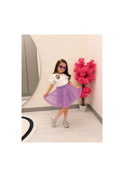 Genel Markalar Luniva Butik Kız Çocuk Nakış Detaylı Gömlek Ve Tül Etek Takımı Pembe / Lila / Lacivert Seçenekli Mor Genel Markalar Luniva Butik Kız Çocuk Nakış Detaylı Gömlek Ve Tül Etek Takımı Pembe / Lila / Lacivert Seçenekli Mor