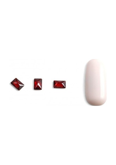 Hacimsel Kristal N1 Yakut Baget 10'lu Paket - 3d Kırmızı Lüks Nail Art Taşı