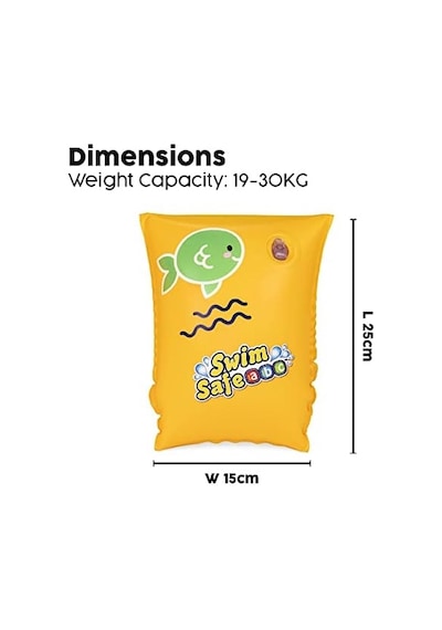 Swim Safe Abc Yüzme Kollukları, Seviye C, Wondersplash, 3-6 Yaş, 25 X 15 Cm 0.25 KG
