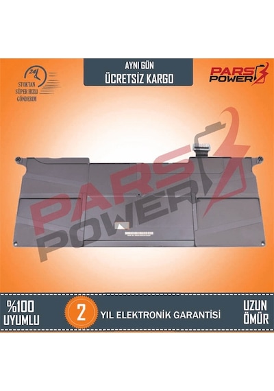 Apple Uyumlu MacBook Air 11" A1406 , A1465 (Mid-2012) Batarya - Pil 380164