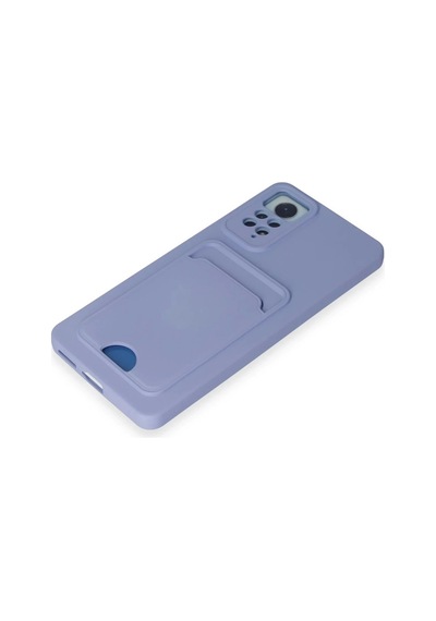 Xiaomi Redmi Note 12 Pro 4g Kılıf Kelvin Kartvizitli Silikon - Lila Çok Renkli