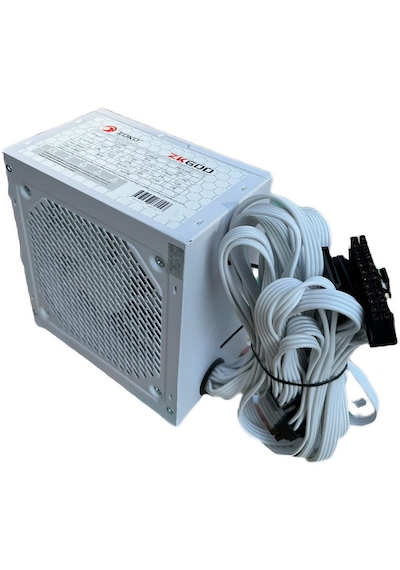 Zoko ZK600 600W 12 CM Fanlı Güç Kaynağı Beyaz