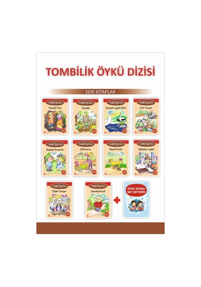 Ata 3.Sınıflar için Tombilik Öyküler Dizisi + Kitap Okuma Not Def