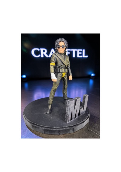Michael Jackson Mj Koleksiyonluk Hobi Figürü - Özel Kaideli Biblo 12 Cm El Boyaması