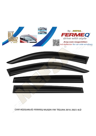 Cam Rüzgarlığı Fermeq Mugen Vw Tiguan 2016-2023 4lü
