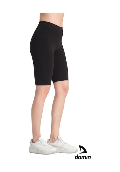 Hnc Sport Kadın Siyah Yüksek Kalite Kısa Toparlayıcı Modal Spor Tayt
