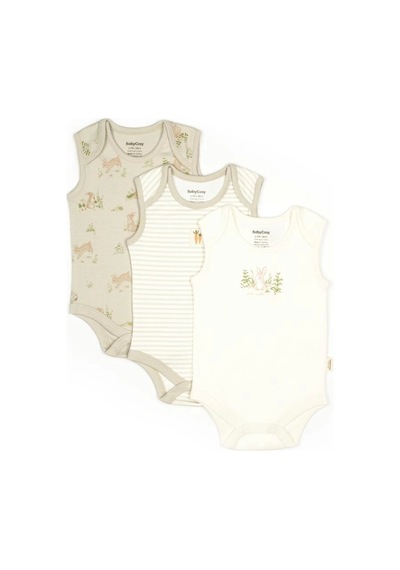 Babycosy Organic Wear Bebek 3lü Askılı Badi Kutu Set %100 Organik Pamuk, Bebek Ve Yenidoğan Serisi - Csy5709 Ekru Babycosy Organic Wear Bebek 3lü Askılı Badi Kutu Set %100 Organik Pamuk, Bebek Ve Yenidoğan Serisi - Csy5709 Ekru
