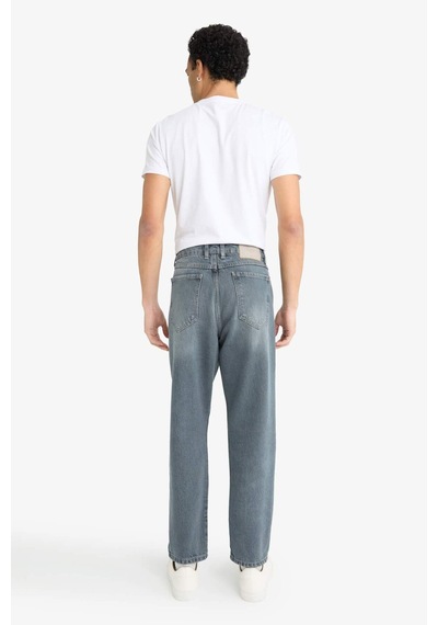 Defacto 90s Slim Fit Dar Paça Jean Pantolon E8428ax25aunm84 İndigo