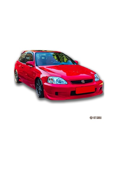 Kit Garaj Honda Civic 1999-2001 Type R Ön Ek No:5 Plastik Boyasız