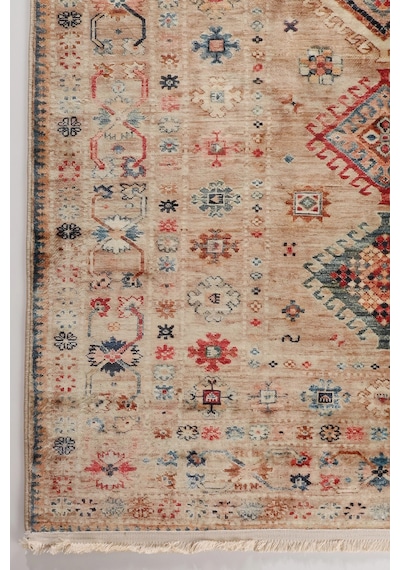 Blghome Dokuma Tabanlı Dijital Baskı Halı Blg3805 Pudra
