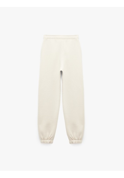 Koton Pamuklu Şardonlu Cepli Beli Bağcıklı Oversize Jogger Eşofman Altı Bej 6wal40037ık Ekru Koton Pamuklu Şardonlu Cepli Beli Bağcıklı Oversize Jogger Eşofman Altı Bej 6wal40037ık Ekru